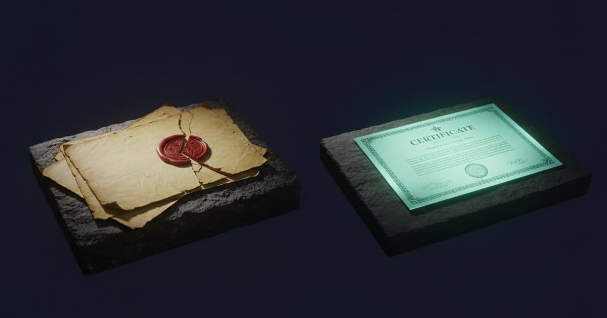 Studio documents and legal paperwork on a desk